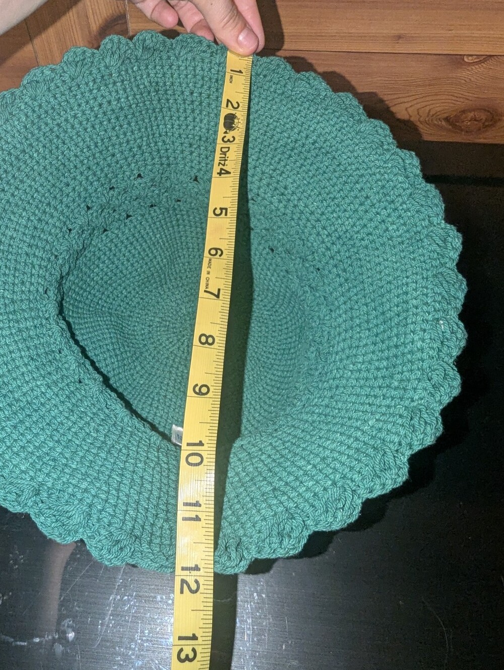 Eastwinds Trading Company Vintage Cotton Knit Bucket Hat Boho Cute - Picture 4 of 7